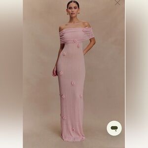 Meshki Brynn
Orchid Knit Maxi Dress - Pastel Pink SMALL